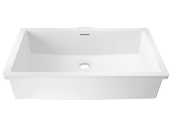  Solid Surface Wastafels Basic B819 - 48x28 cm